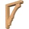 Ekena Millwork Balboa Craftsman Smooth Bracket w/ Offset Brace, Western Red Cedar, 5 1/2"W x 30"D x 36"H BKT0604X30X36BOA04SWR - alternate 1